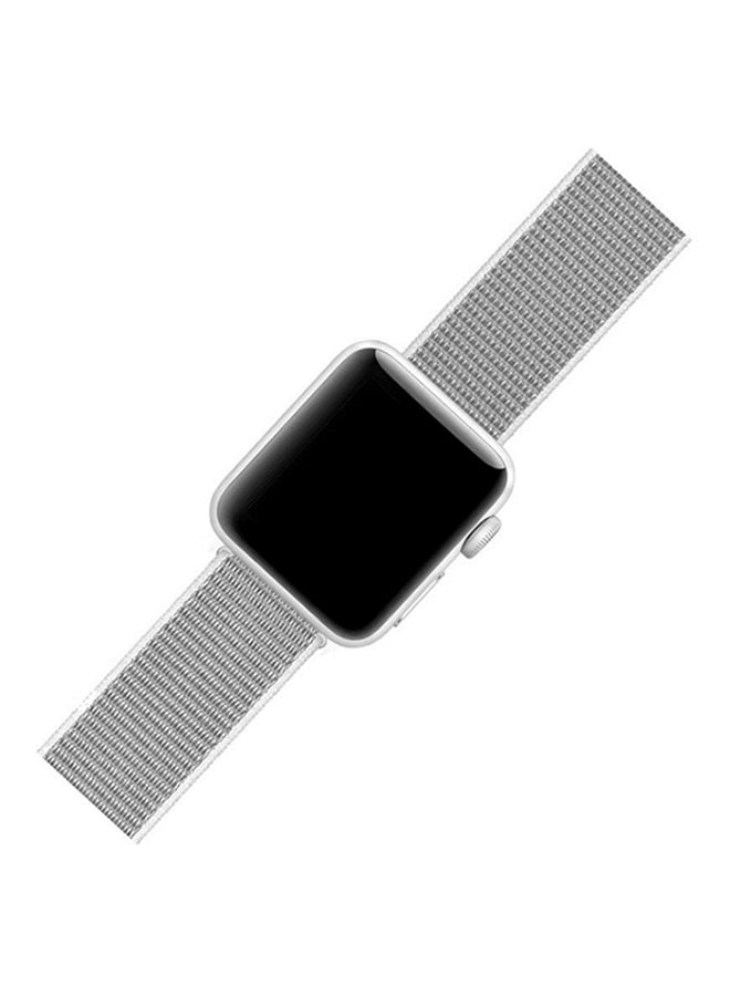Generic - Replacement Band For Apple Watch Series 3/2/1 42mm White - Image 1