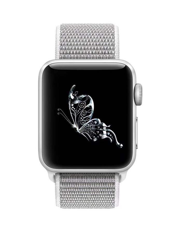 Generic - Replacement Band For Apple Watch Series 3/2/1 42mm White - Image 1