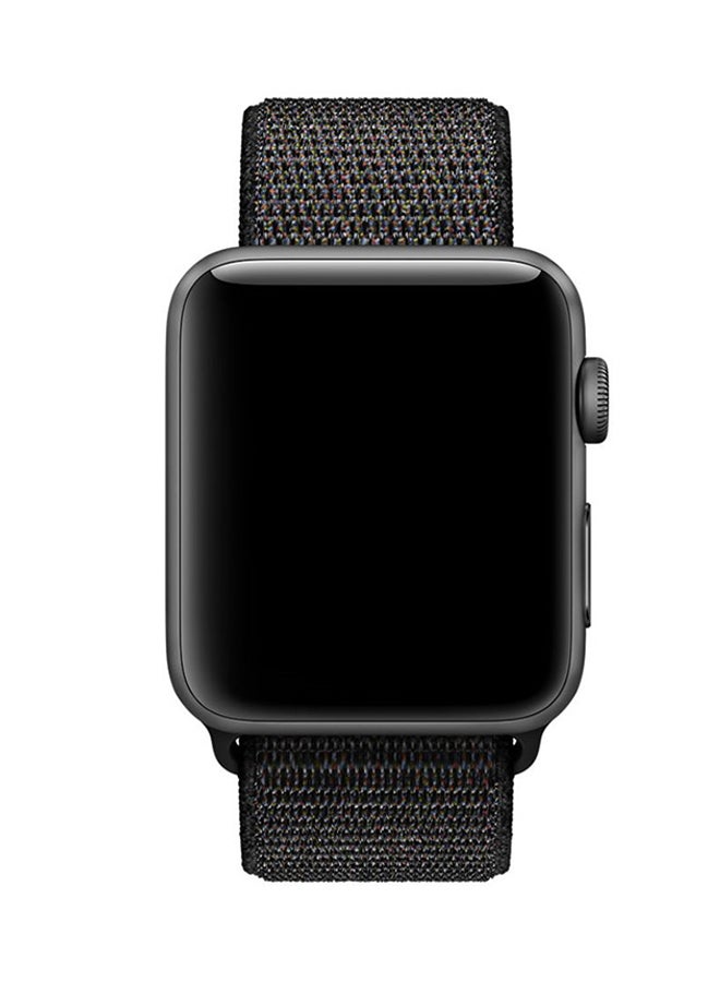 Generic - Nylon Replacement Band For Apple Watch Series 3/2 Black - Image 1
