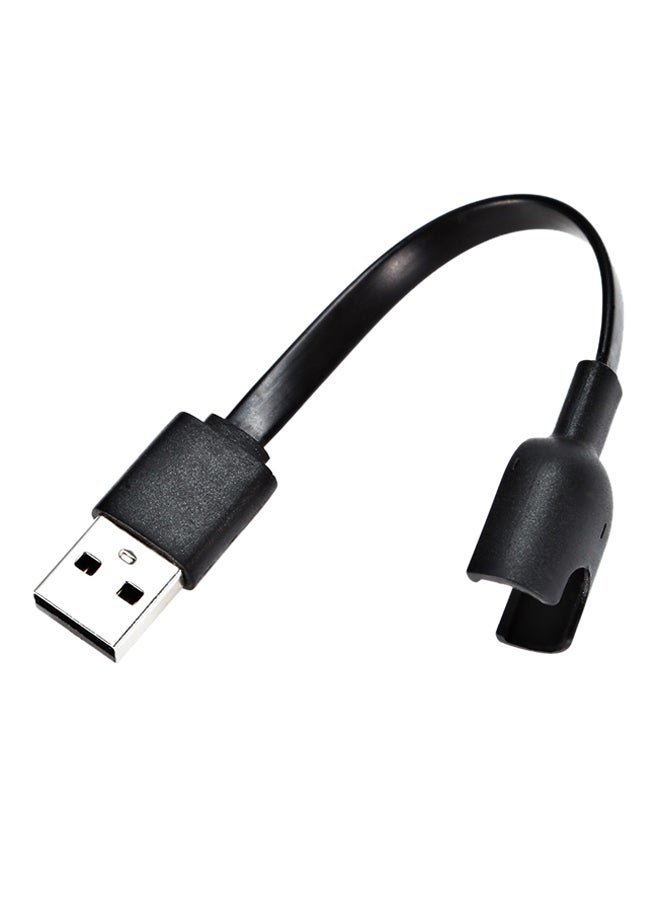 USB Charger For Xiaomi Mi Band 2 Black  - Image 1
