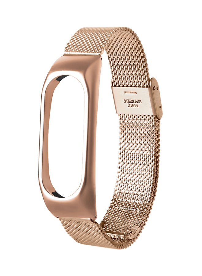 Replacement Strap For Xiaomi Mi Band 2 Rose Gold - Image 1