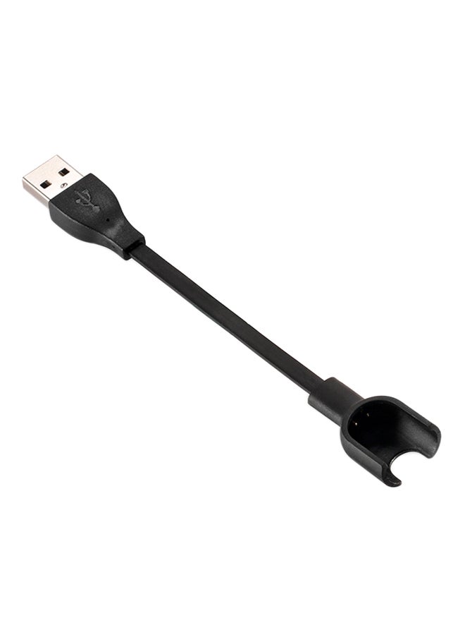 Charging Cable For Xiaomi Mi Band 2 15centimeter Black  - Image 1