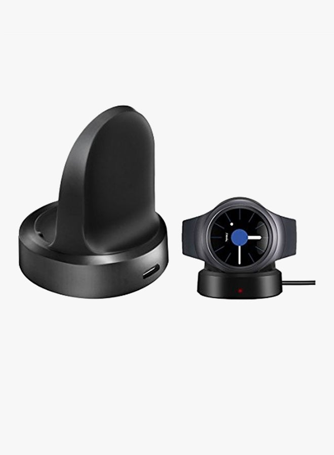 Generic - Qi Wireless Charging Dock For Samsung Gear S2 R720/Motorola Moto360 2nd Gen Black - Image 1