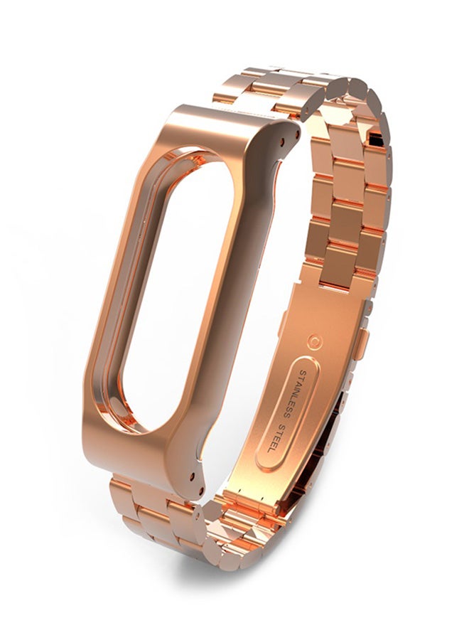 Replacement Strap For Xiaomi Mi Band 2 Gold - Image 2
