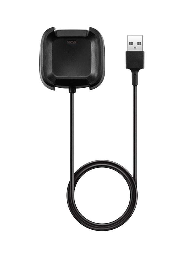 2-In-1 USB Charging Dock Station Cable For Fitbit Versa Night  - Image 1