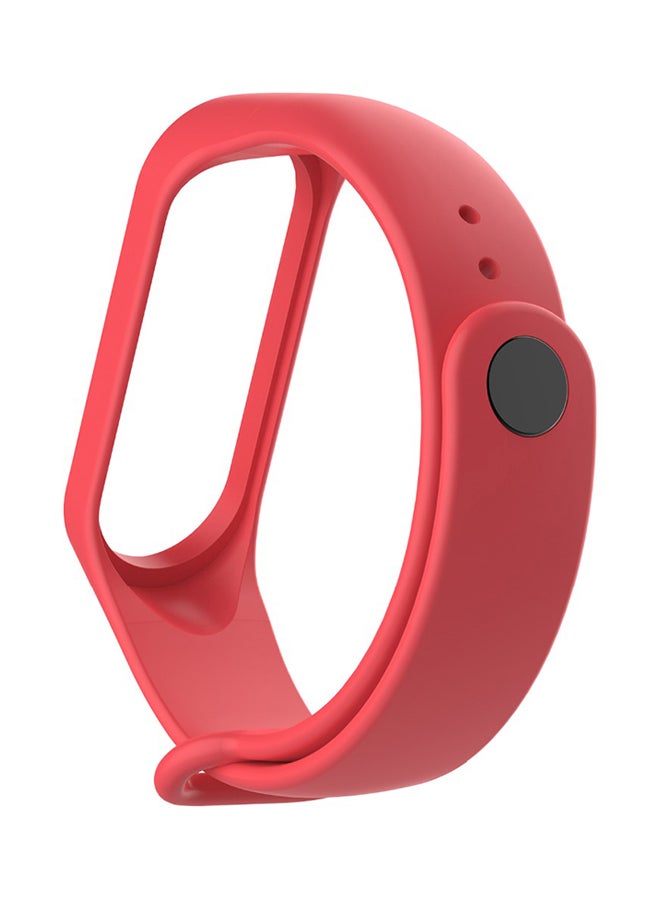 Generic Replacement Band For Xiaomi Mi Band 3 Red  - Image 2