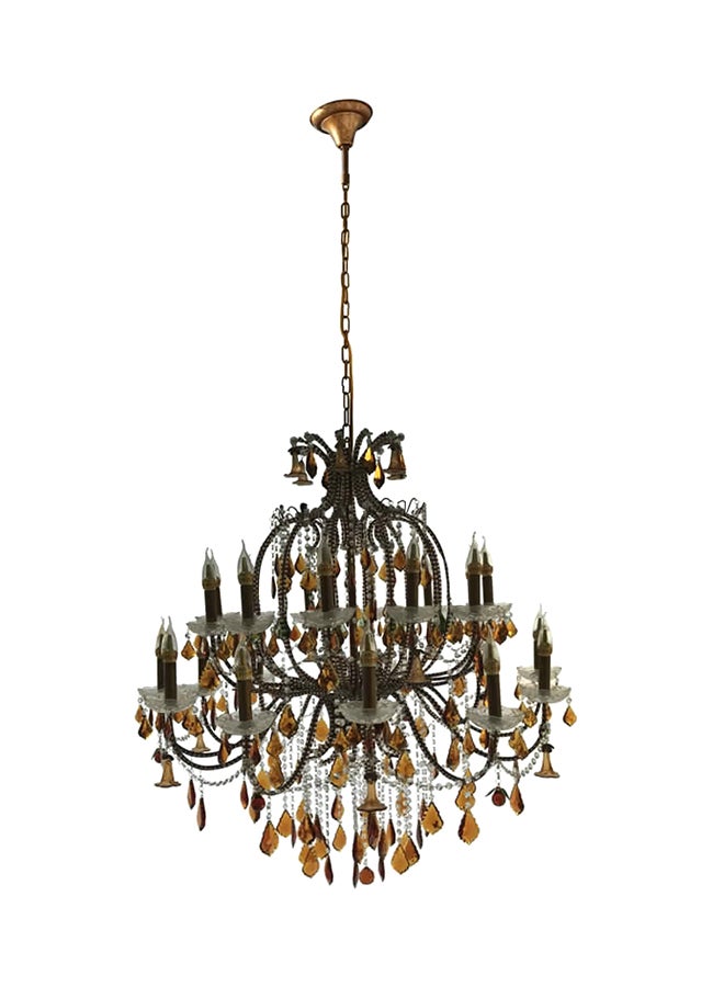AL MASAH CRYSTAL - Crystal Chandelier Brown/Clear - Image 1