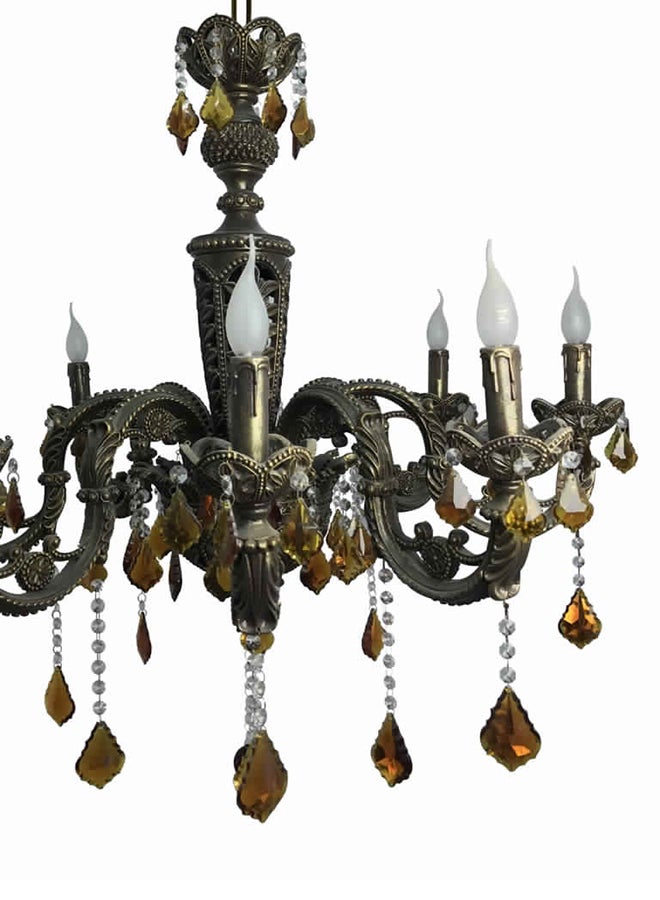 AL MASAH CRYSTAL - Chandelier Green/White/Gold - Image 1