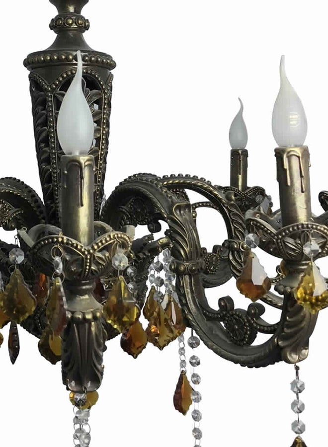 AL MASAH CRYSTAL - Chandelier Green/White/Gold - Image 1