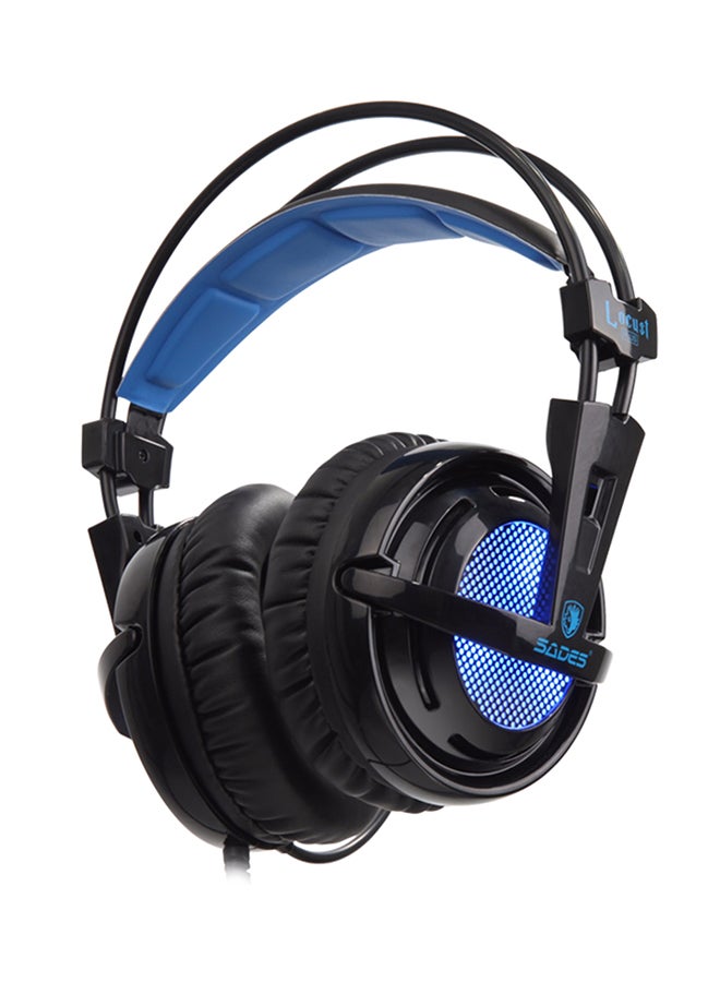 Sades - Locust Plus 7.1 Virtual Gaming Headset With RGB Light - Image 1