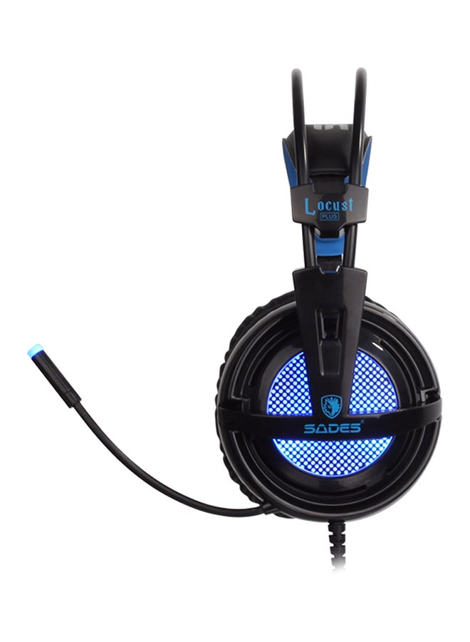 Sades - Locust Plus 7.1 Virtual Gaming Headset With RGB Light - Image 1