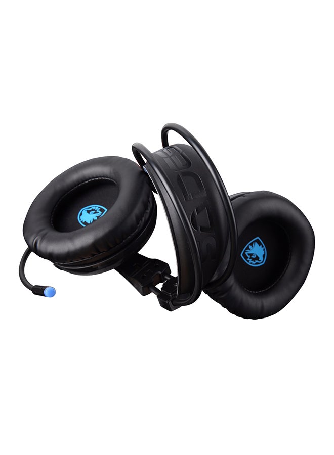 Sades - Locust Plus 7.1 Virtual Gaming Headset With RGB Light - Image 1