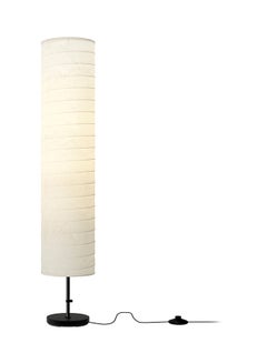 Rice Paper Shade Floor Lamp papper 12 watt With Warm Light White 116x24cm