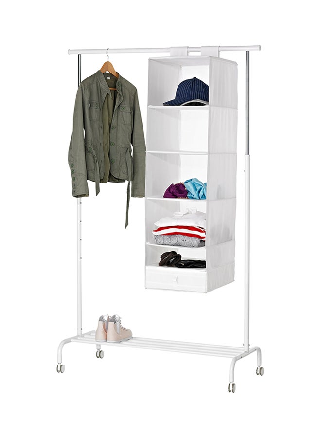 HSL Hanging Organizer White 35x45x125cm  - Image 2