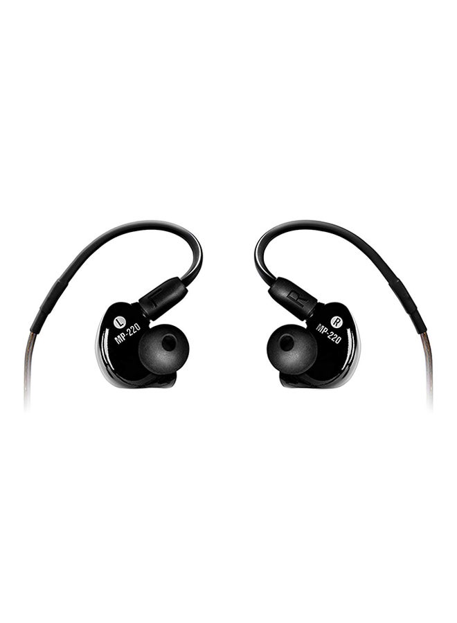 Mackie - MP Series In-Ear Monitor Earphones Black - Image 1