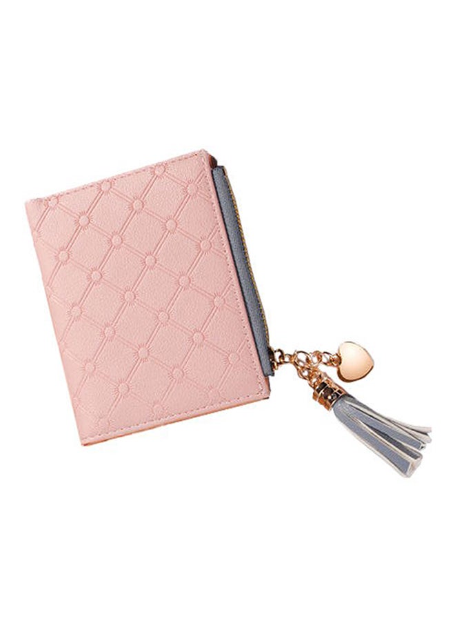 Forever young - Zip Closure Bi Fold Small Wallet Pink - Image 1