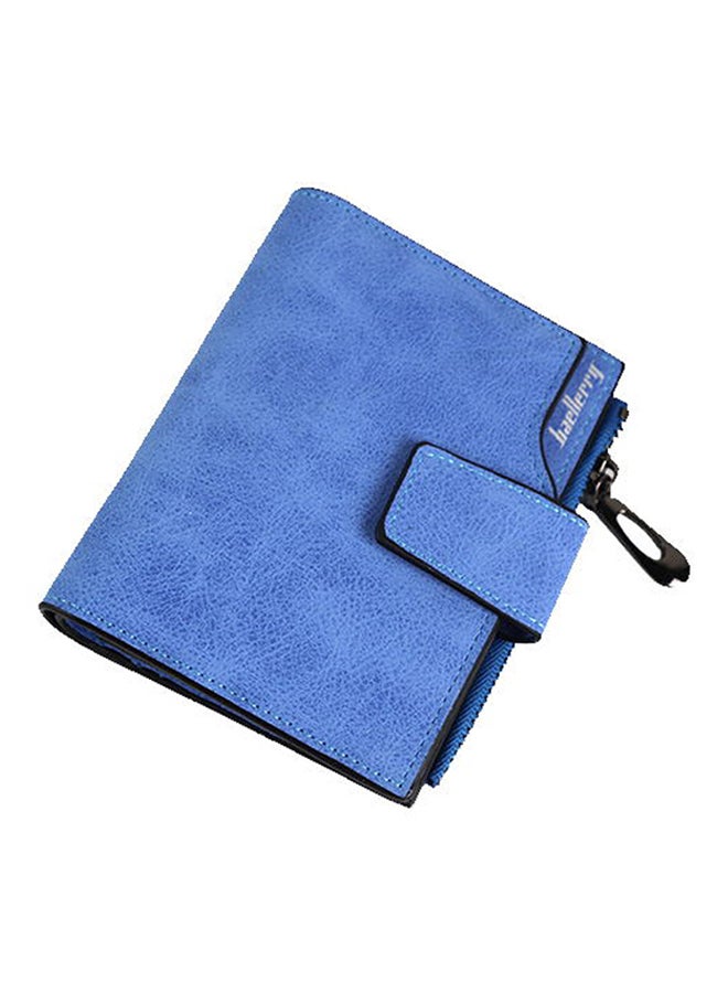 baellerry Small Trifold Card Holder Wallet Blue  - Image 2