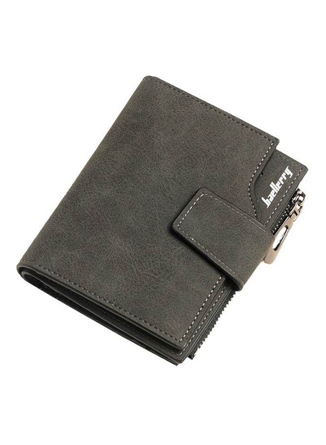 baellerry - Small Trifold Card Holder Wallet Grey - Image 1