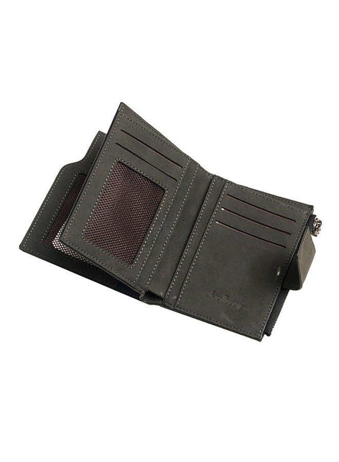 baellerry - Small Trifold Card Holder Wallet Grey - Image 1
