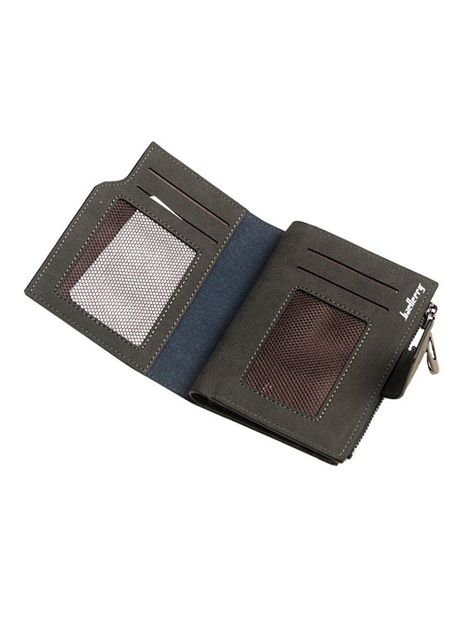 baellerry - Small Trifold Card Holder Wallet Grey - Image 1