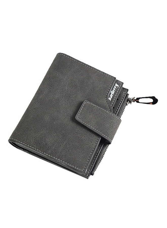 baellerry - Small Trifold Card Holder Wallet Grey - Image 1
