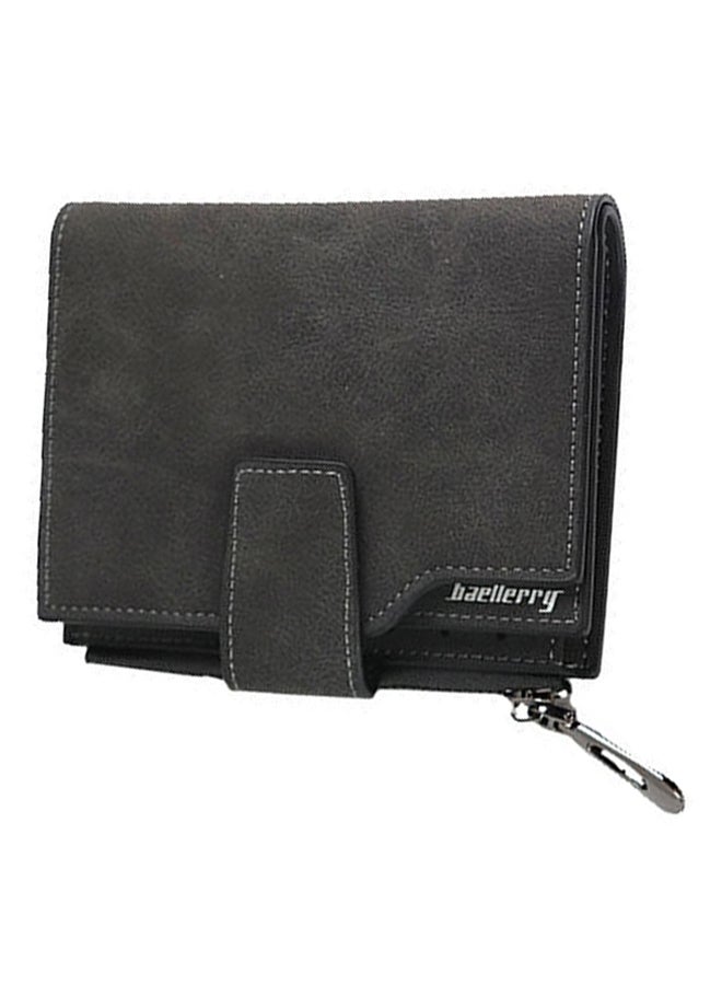 baellerry - Small Trifold Card Holder Wallet Grey - Image 1