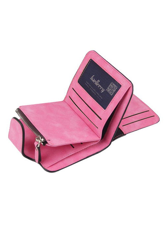 baellerry Zipper Closure Coin And Card Wallet Pink  - Image 2
