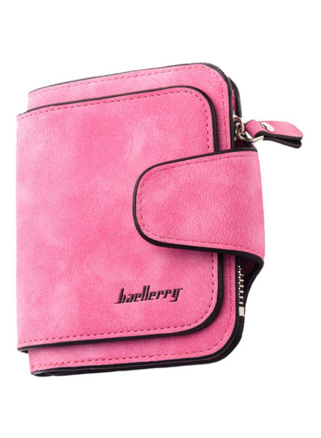 baellerry Zipper Closure Coin And Card Wallet Pink  - Image 5