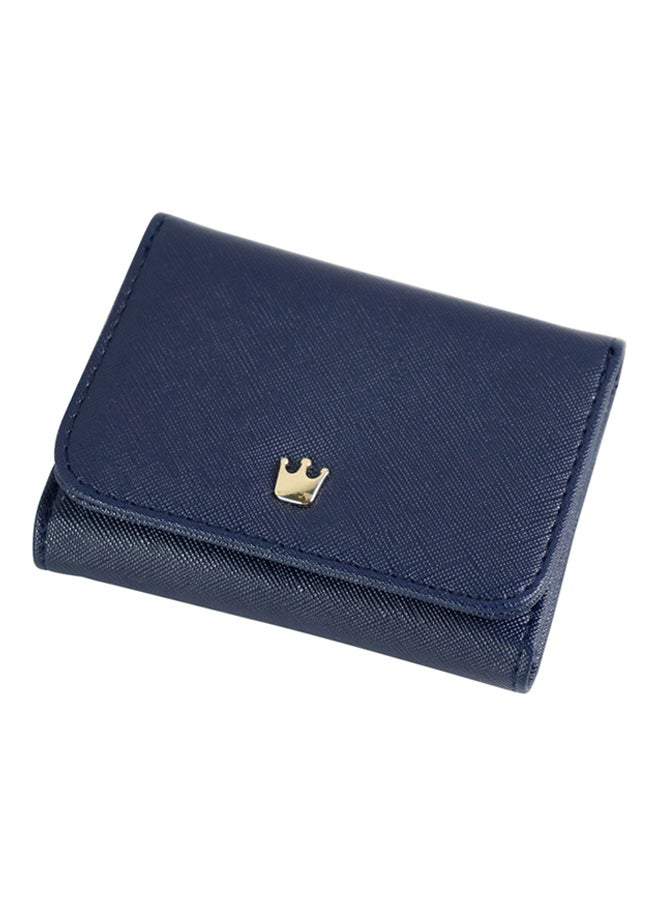 Mini Crown Small Wallet Blue  - Image 1