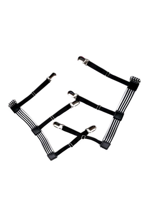 Pair Of Shirt Holder Black/White