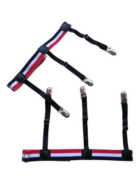 Pair Of Shirt Holder Blue/White/Red