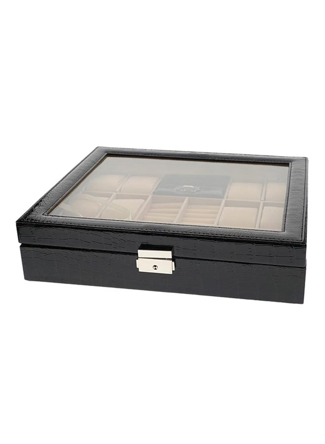 Generic - unisex 17 Compartment Watch Box Organizer - Image 1