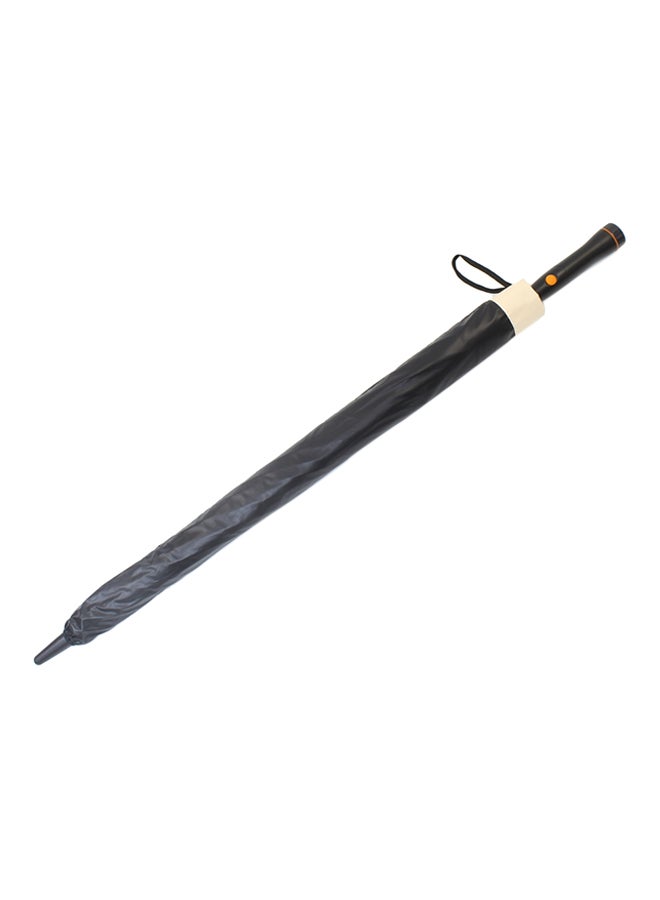 ليمتليس مظلة الأشعة فوق البنفسجية مزودة بمروحة وشاحن USB أسود - Image 2