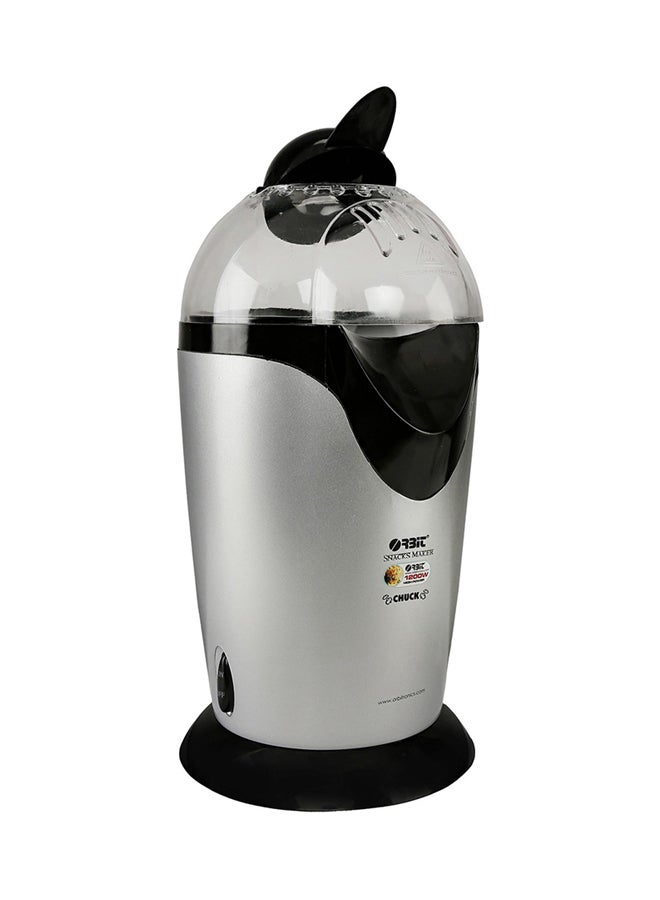 ORBIT Chuck Air Preparation Popcorn Maker 1200W 240 V 1200.0 W Egg Mate-SS Silver/Black/Clear - Image 1