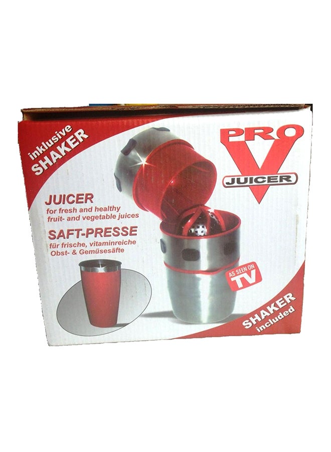 Juicer In Pro Citrus Juicer Silver/Red  - Image 2