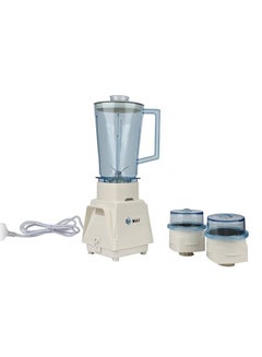 4-Piece Countertop Blender Set 300W HI-B242 White/Clear