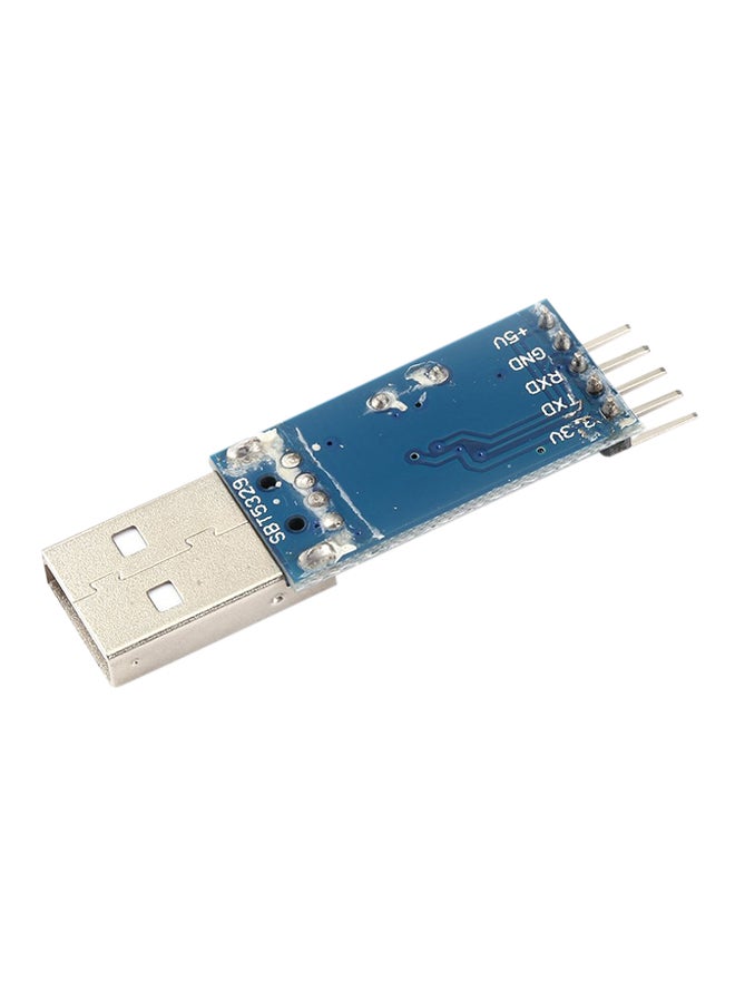 Generic - USB To RS232 TTL PL2303HX Auto Converter Module Blue/Silver - Image 1