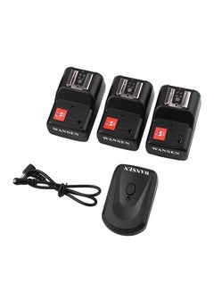 Generic Wireless Radio Flash Trigger Set With 3 Receivers Black UAE ...