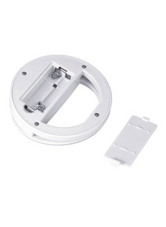 Generic Portable Selfie Light Ring Clip LED Flash White 