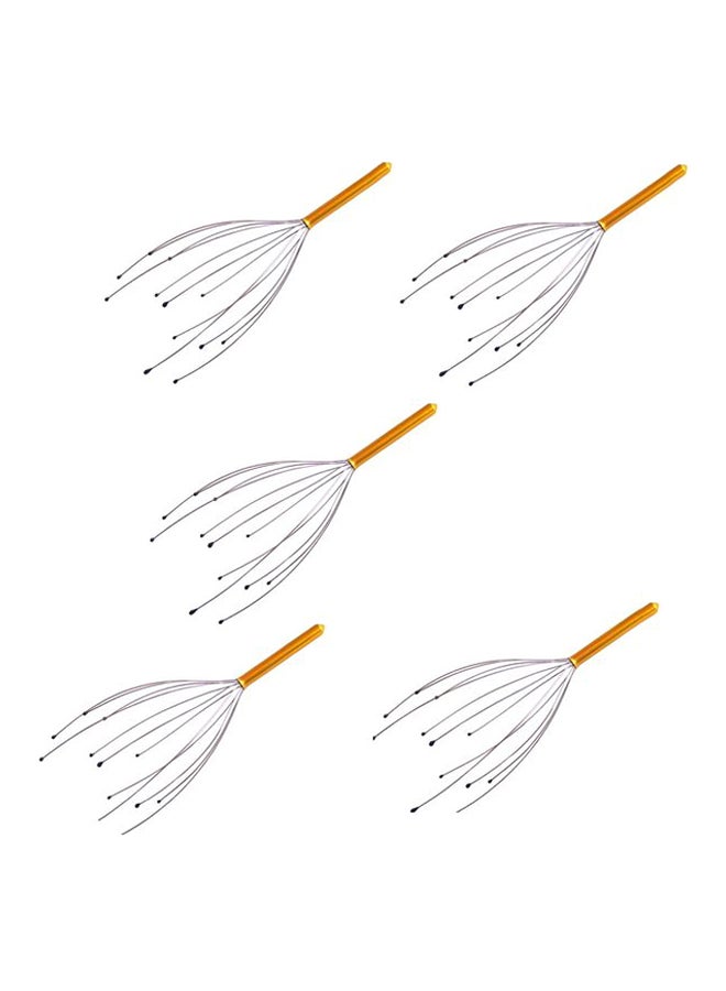Generic 5-Piece Stainless Steel Head Scalp Massager 