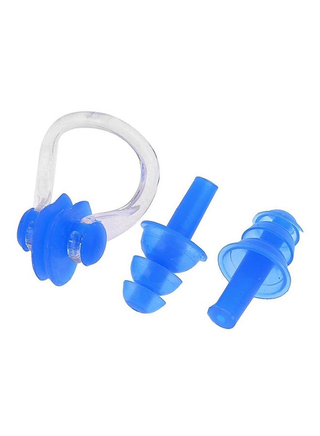 Generic Silicone Nose Clip And Ear Plug Set 