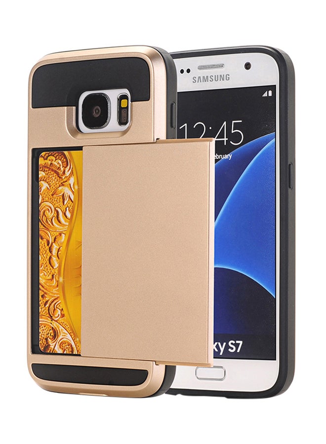 Generic - Protective Case Cover For Samsung Galaxy S7 Gold - Image 1