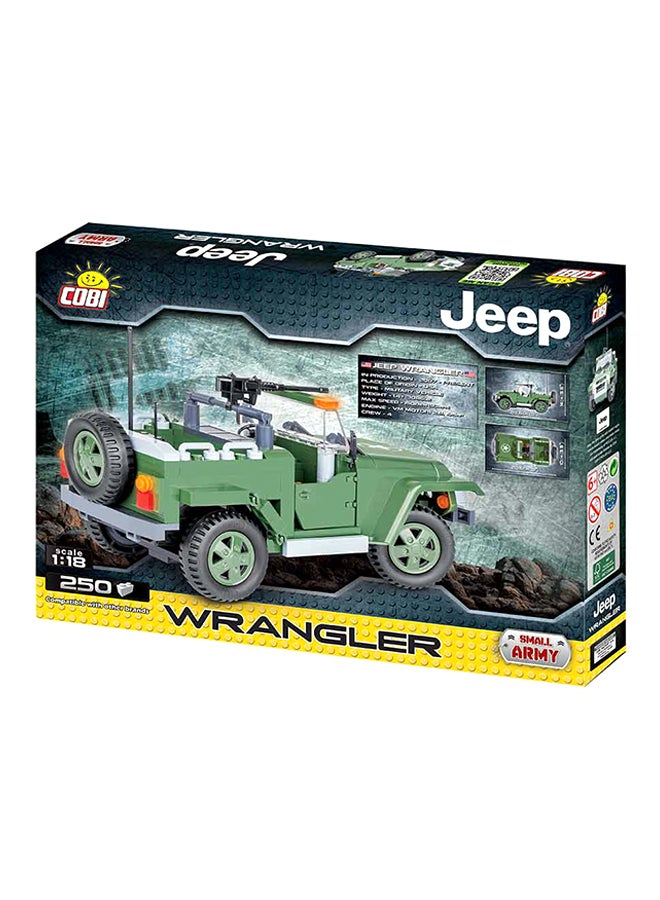 COBI 250-Piece Small Army Jeep Wrangler 24260 250 - Image 2