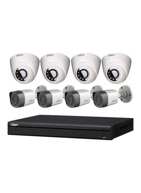 9-Piece Surveillance Camera Set