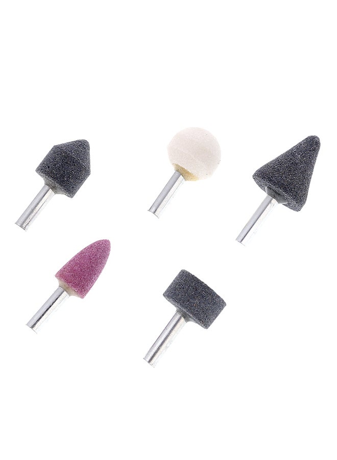 بي إم بي تولز طقم أدوات مثبتة لشحذ الأحجار من 5 قطع رمادي/وردي/أبيض - Image 1