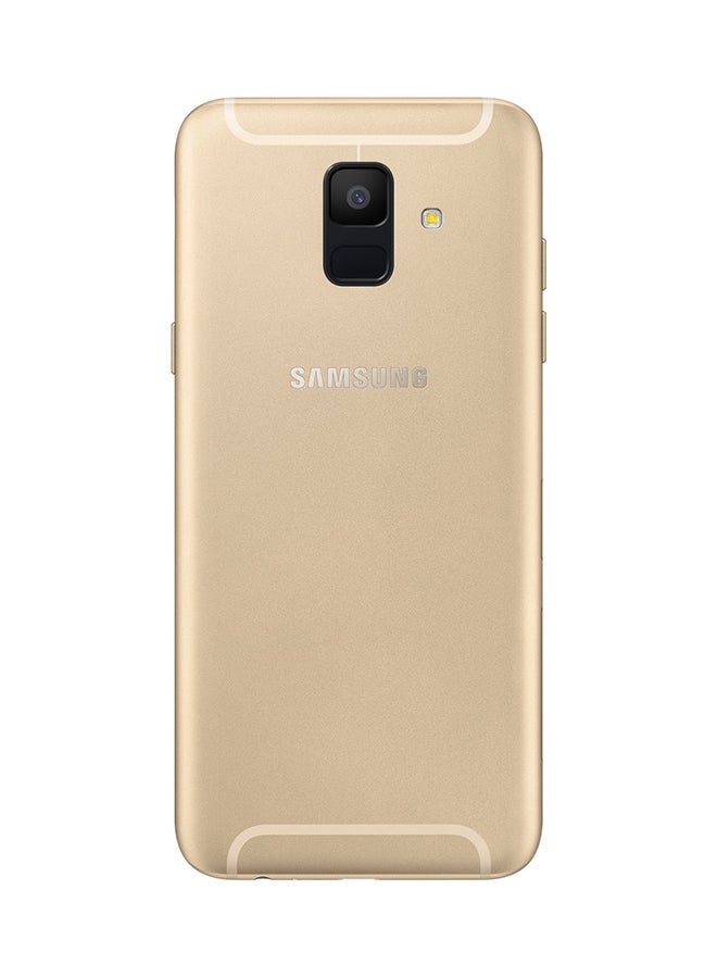 Samsung - Galaxy A6 (2018) Dual SIM Gold 4GB RAM 64GB 4G LTE - Image 1