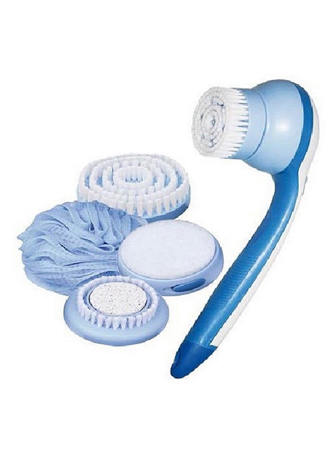 Spin Spa Rotary Shower Brush Roller Blue/White - Image 1
