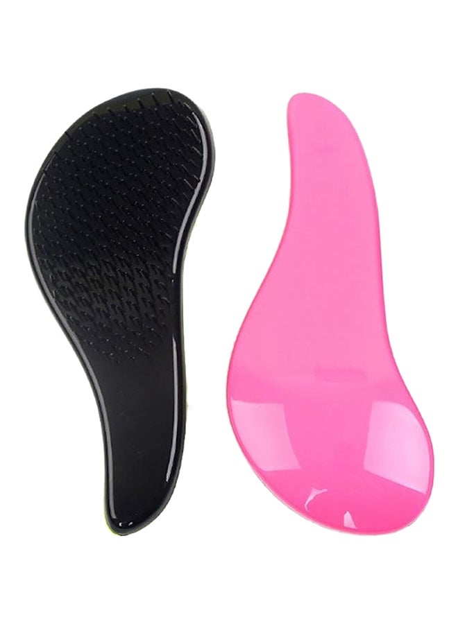 Hair Comb Black/Pink