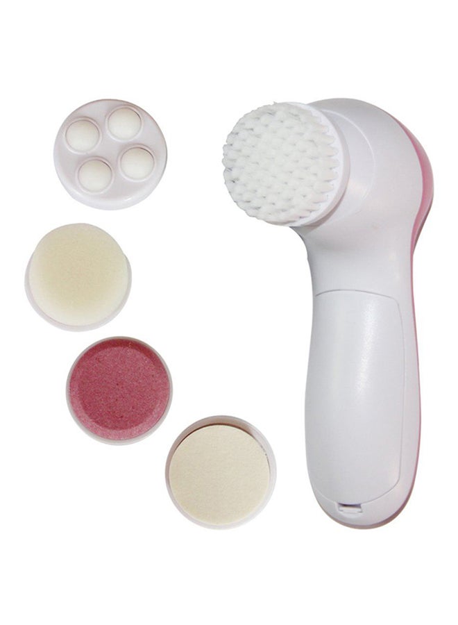 5-In-1 Beauty Care Face Massager Pink/White - v1530609262/N15543476A_1