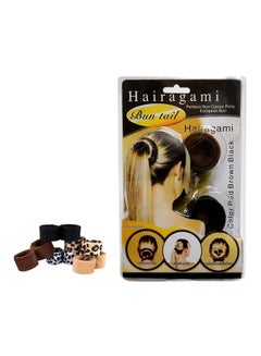 Hairagami Bun Tail Maker Black 